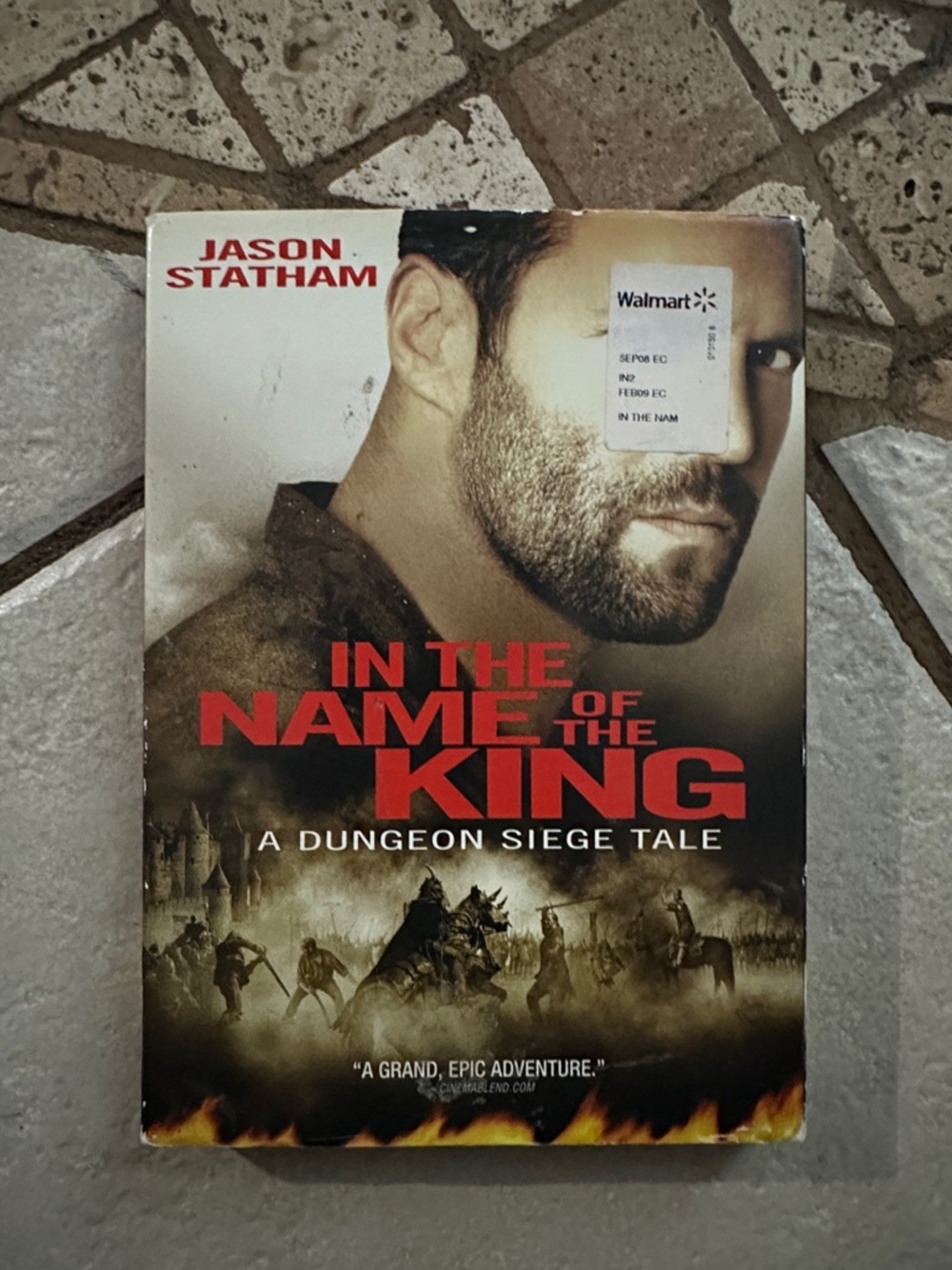 In the Name of the King DVD - Red and Brown Artwork